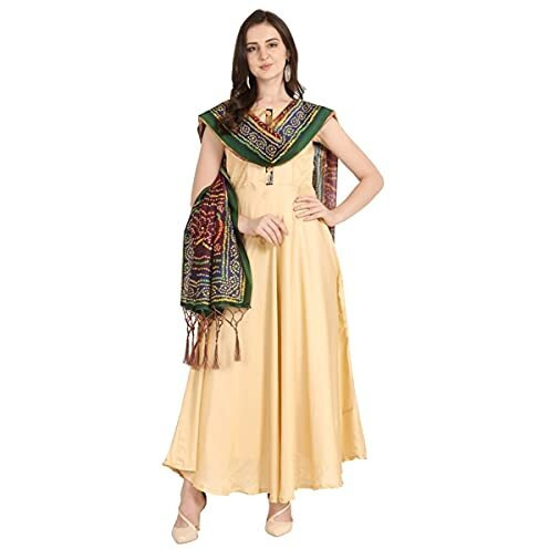 KAHIRAA WHOLETEX Womens Silk Multicoloured Digital Print Free Size Silk Dupatta