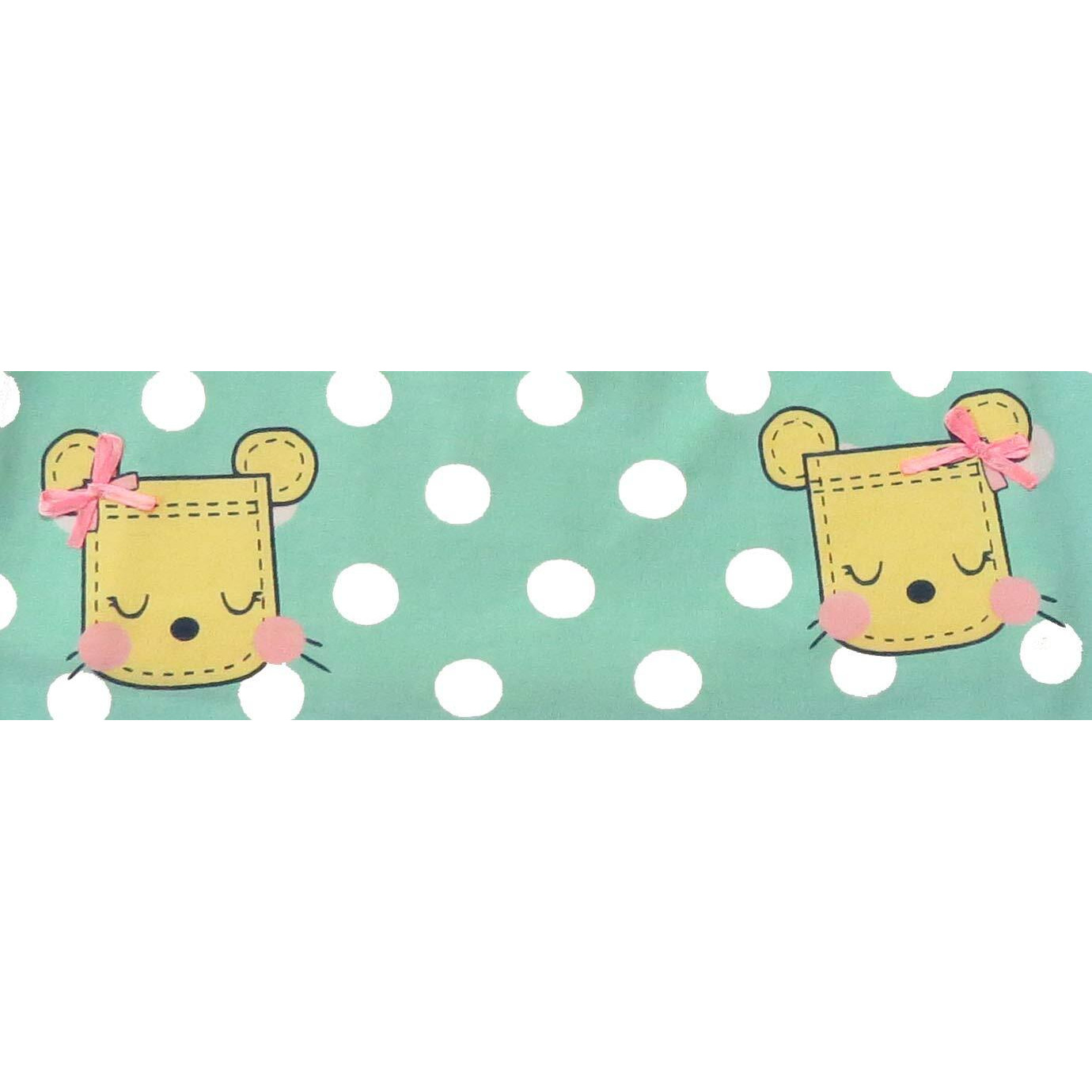 Clothe Funn Baby-Girls Cotton Pinafore Knee-Length Dress (68-BFI4-4485_Mint Yellow