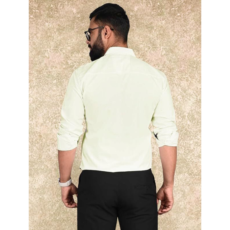 Tee Projekt Casual Shirt for Men Regular Fit Long Sleeve Shirt Suitable for Event Formal Wear