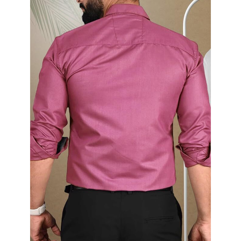 Tee Projekt Casual Cotton Long Sleeve Shirt for Men Formal Wear Regular Wear