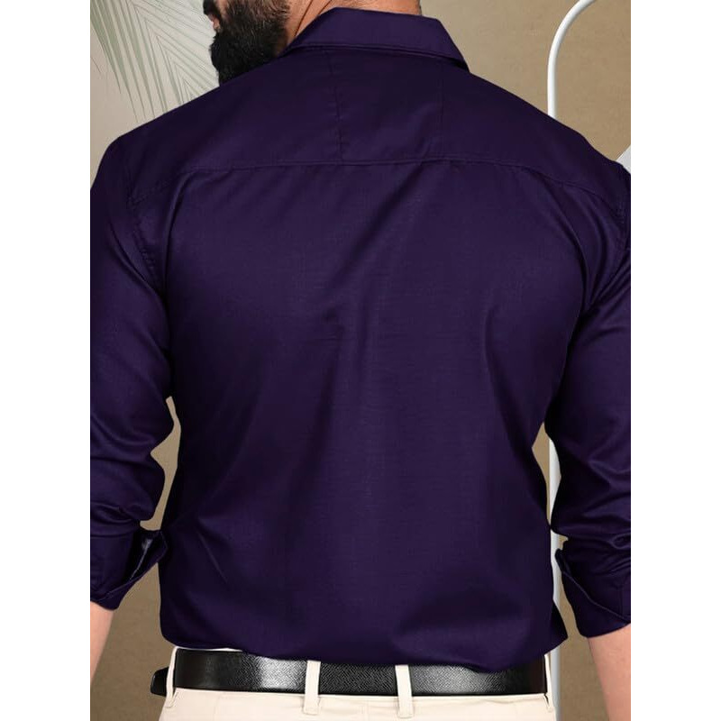 Tee Projekt Casual Cotton Long Sleeve Shirt for Men Formal Wear Regular Wear