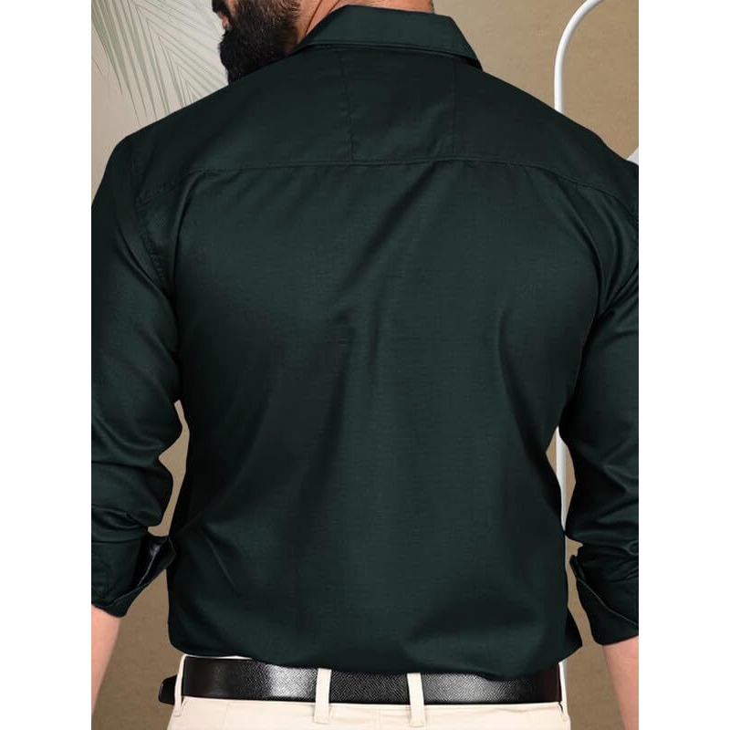 Tee Projekt Casual Cotton Long Sleeve Shirt for Men Formal Wear Regular Wear