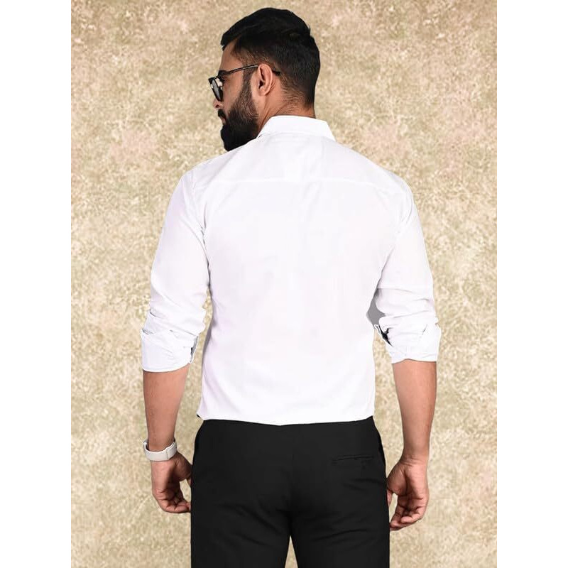 Tee Projekt Casual Shirt for Men Regular Fit Long Sleeve Shirt Suitable for Event Formal Wear