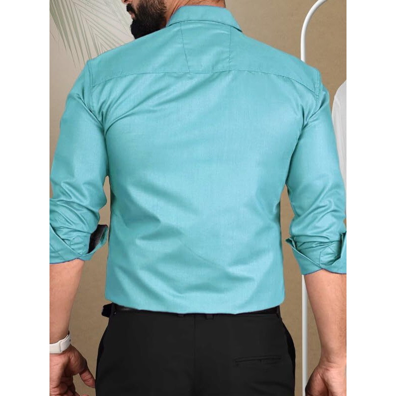 Tee Projekt Casual Cotton Long Sleeve Shirt for Men Formal Wear Regular Wear