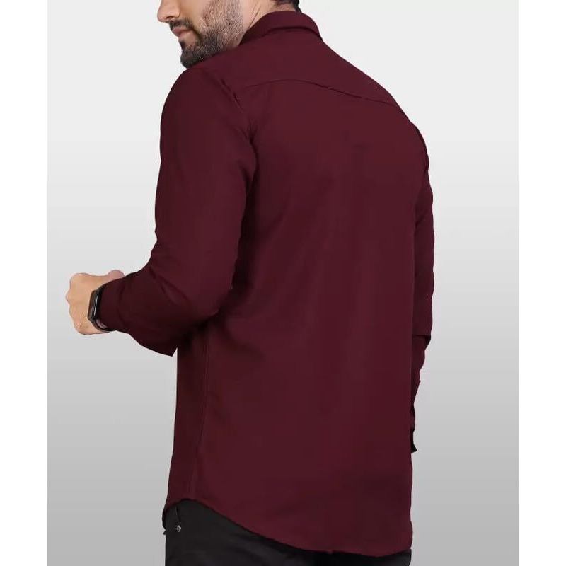 Tee Projekt Casual Cotton Long Sleeve Shirt for Men Formal Wear Regular Wear