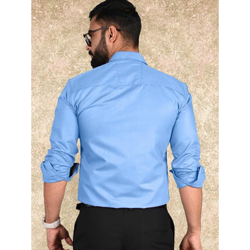 Tee Projekt Casual Shirt for Men Regular Fit Long Sleeve Shirt Suitable for Event Formal Wear