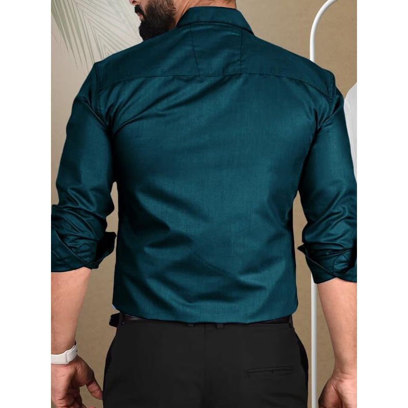 Tee Projekt Casual Cotton Long Sleeve Shirt for Men Formal Wear Regular Wear