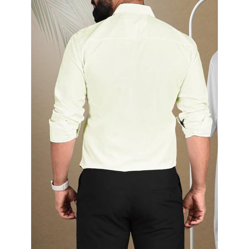 Tee Projekt Casual Cotton Long Sleeve Shirt for Men Formal Wear Regular Wear