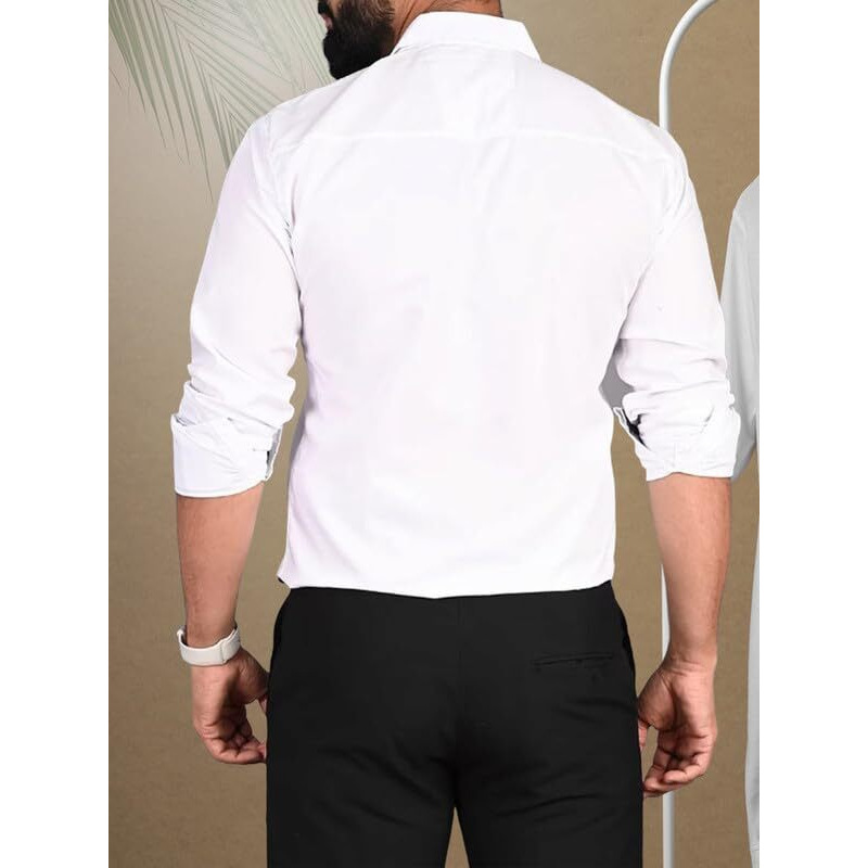 Tee Projekt Casual Cotton Long Sleeve Shirt for Men Formal Wear Regular Wear
