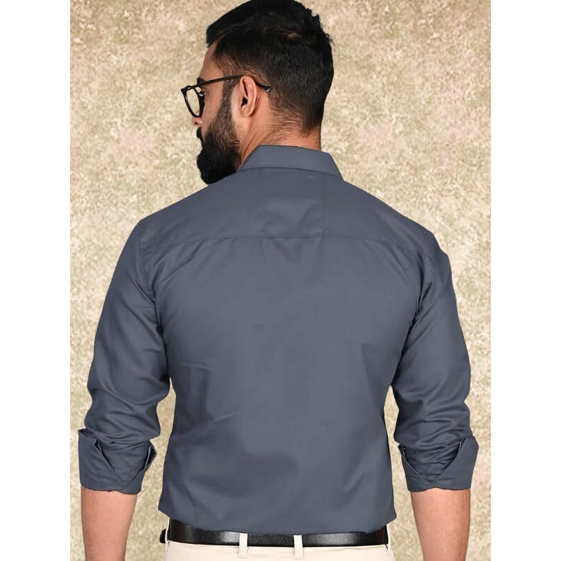 Tee Projekt Casual Shirt for Men Regular Fit Long Sleeve Shirt Suitable for Event Formal Wear