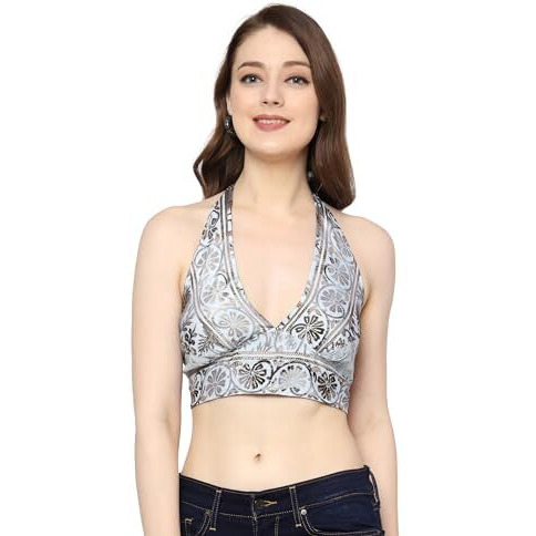 KE KanhaExports Womens Halter Regular Fit Top - Chic And Comfortable Fashion For Any Occasion (Top08)