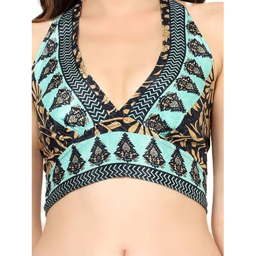 KE Kanha Exports Womens Halter Top - Chic and Comfortable Fashion for Any Occasion (Ice Cold)