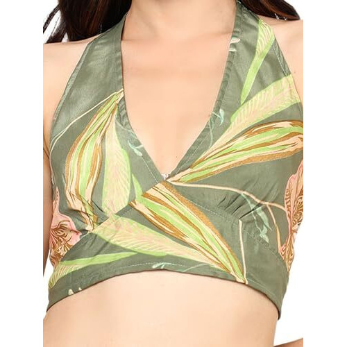 KE Kanha Exports Womens Halter Top - Chic and Comfortable Fashion for Any Occasion (Pale Oyster)