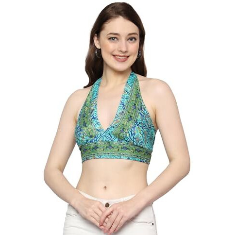 KE KanhaExports Womens Halter Regular Fit Top - Chic And Comfortable Fashion For Any Occasion (Top01)