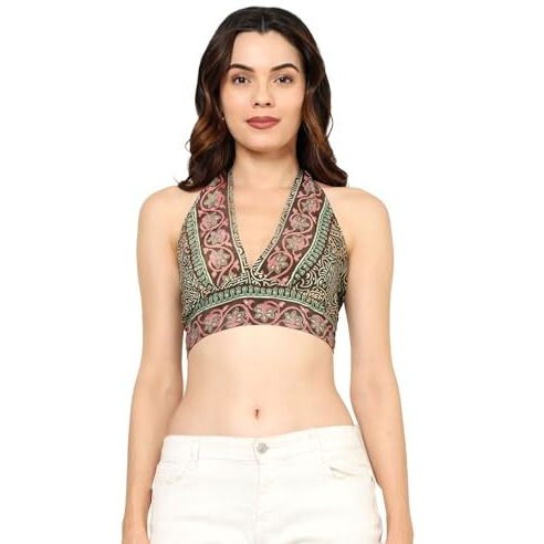 KE Kanha Exports Womens Halter Top - Chic and Comfortable Fashion for Any Occasion (Pickled Bean)