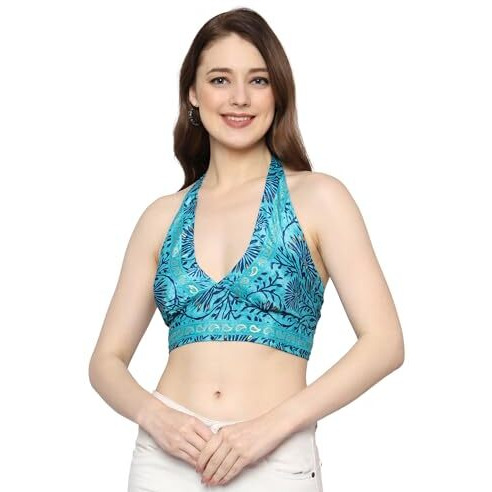 KE Kanha Exports Womens Halter Top - Chic and Comfortable Fashion for Any Occasion (TOP07)