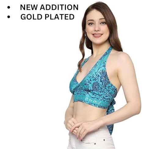 KE Kanha Exports Womens Halter Top - Chic and Comfortable Fashion for Any Occasion (TOP07)
