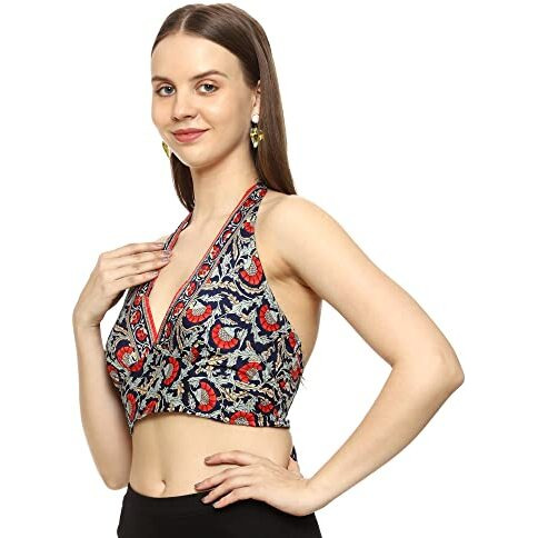 KE KanhaExports Womens Halter Regular Fit Top - Chic And Comfortable Fashion For Any Occasion (Bubbly 7)
