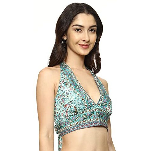KE Kanha Exports Womens Halter Top - Chic and Comfortable Fashion for Any Occasion (Bubbly 9)