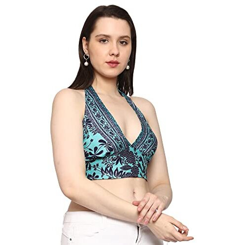 KE KanhaExports Womens Halter Relaxed Fit Top - Chic And Comfortable Fashion For Any Occasion ( Top13)