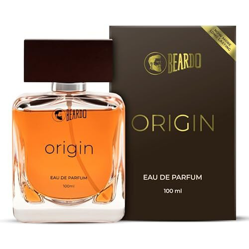 Beardo ORIGIN Perfume For Men, 100 ml | EAU DE PARFUM Men Aqua and Musky Notes | Strong Long Lasting Mens Perfume for Date night fragrance | Body Spray | Rakhi Gift For Brother | Gift For Friends