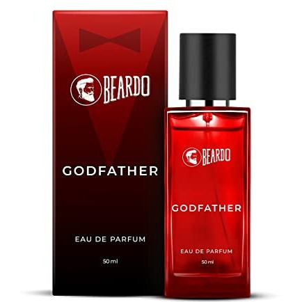 Beardo Godfather Perfume for Men, 50ml | Aromatic, Spicy Perfume for Men Long Lasting Perfume for Date night fragrance | Body Spray for Men | Rakhi Gift For Brother | Gift For Friends