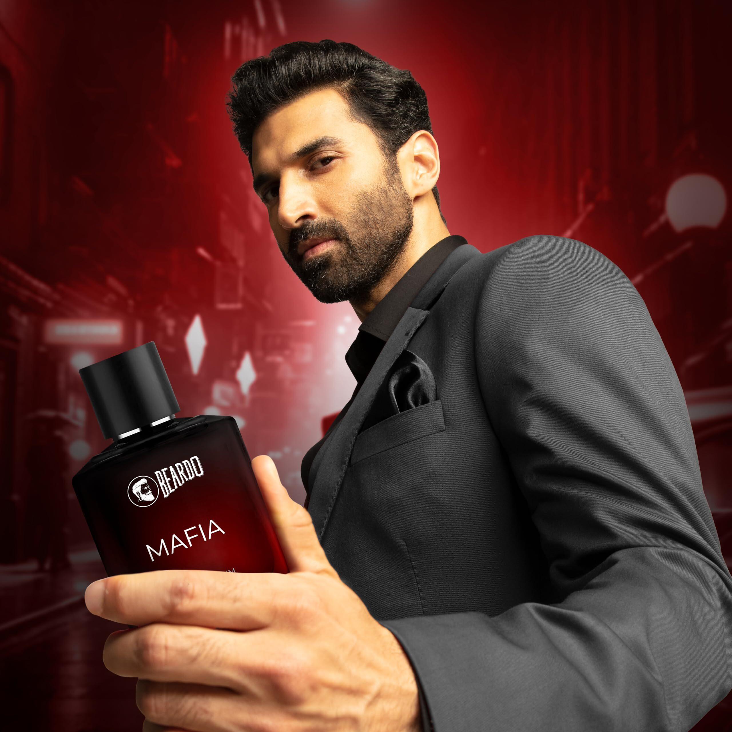 Beardo Mafia Perfume for Men, 50ml | Eau De Parfum | Body Spray for Men | Day Time Fragrance Body Spray For Men | Musky, Woody Perfume for Men Long Lasting | Rakhi Gift For Brother | Gift For Friends