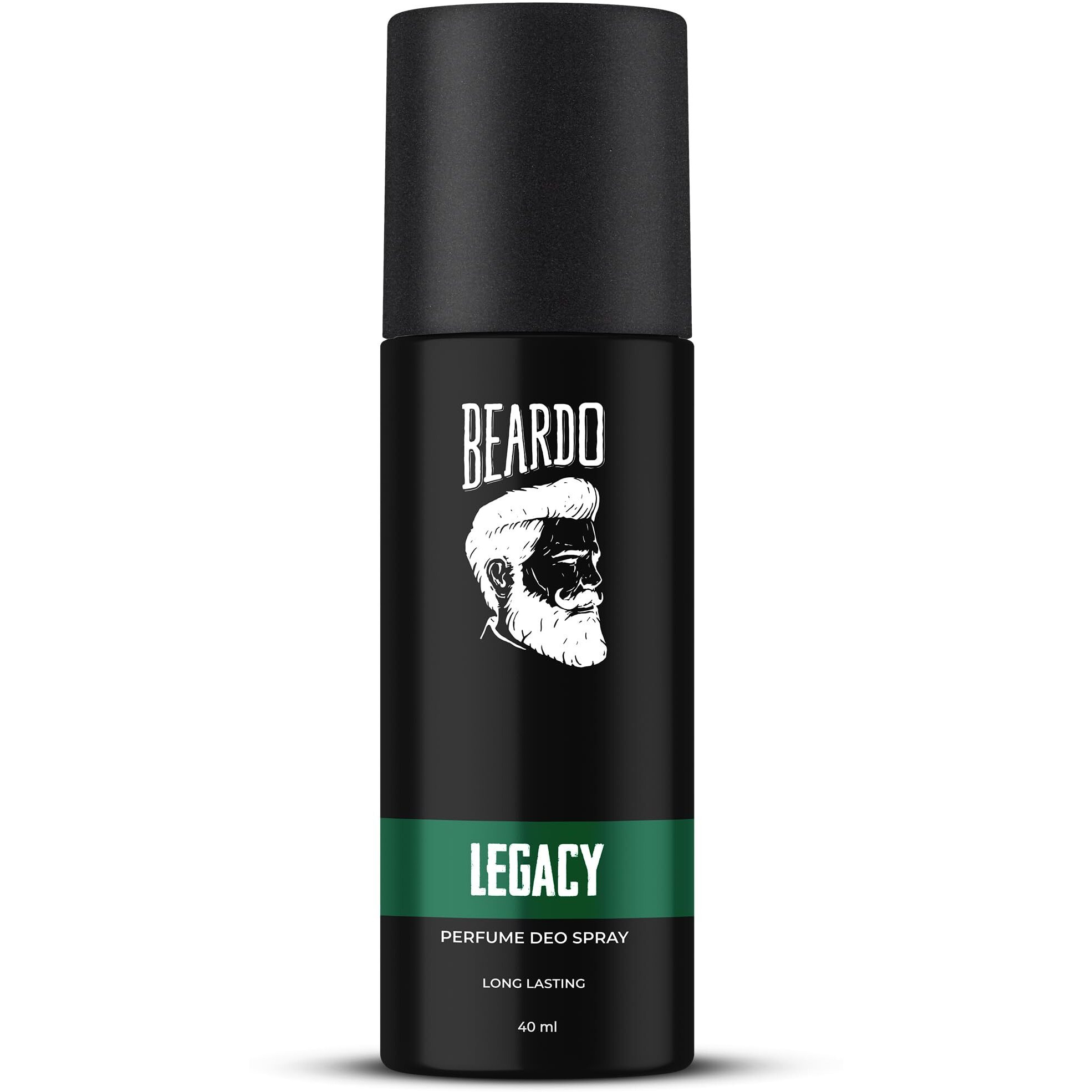 Beardo Legacy Deo Body Spray 40ml | Spicy, Aromatic Fragrance | Long Lasting Freshness | Perfume Body Spray for Men | Premium Deodorant Body Spray | Rakhi Gift For Brother | Gift For Friends