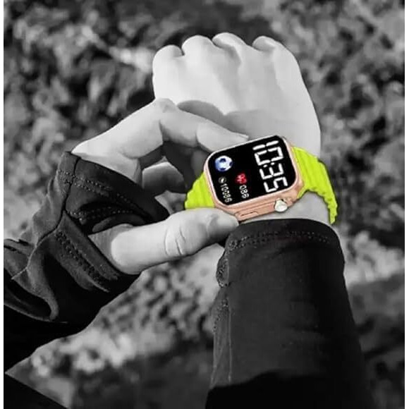 ZOVUTA Digital Dial Waterproof Smart Design LED Display Kids Watch for Boys & Girls, Men and Women, Birthday Gift, Rakhi Gift (Age 4-15 Years) (New-Ultra Navy Blue)
