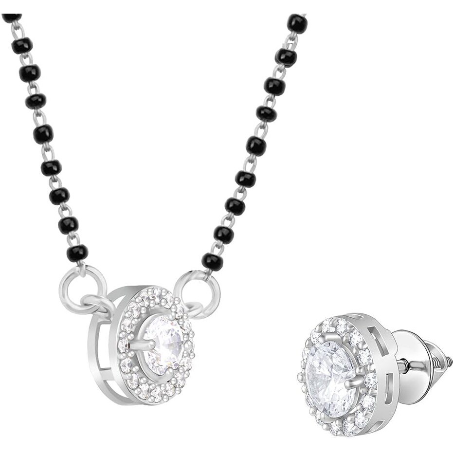 GIVA 925 Silver Drizzle Drop Set| Rakhi Rakshabandhan Gift for Sister Bhabhi, Gifts for Women & Girls | With Certificate of Authenticity and 925 Stamp | 6 Months Warranty*