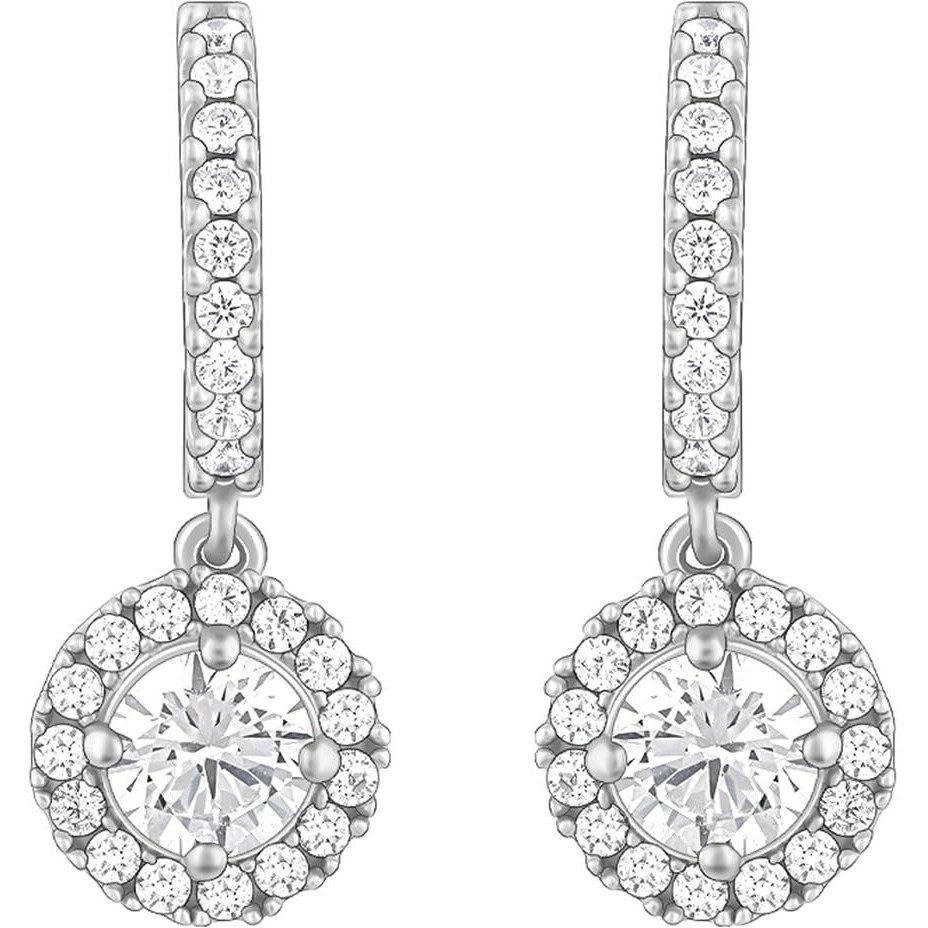 GIVA 925 Silver Zircon Drizzle Drop Earrings|Rakhi Rakshabandhan Gift For Sister Bhabhi, Women&Girls,Pendant To Gift Women&Girls|With Certificate Of Authenticity And 925 Stamp|6 Month Warranty*