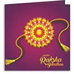 YouBella Rakhi for Brother Rakhi and Greeting Card Gift Combo for Brother (Multi-Colour) (YBRK_76)
