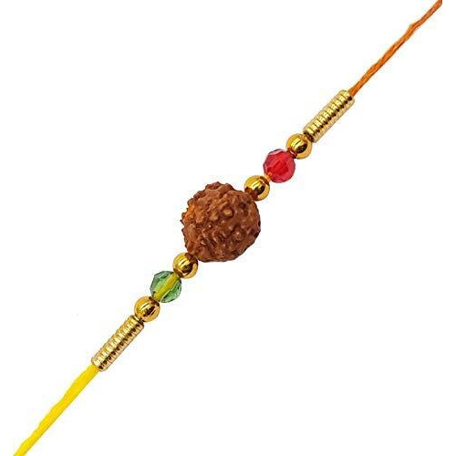 YouBella Rakhi for Brother Rakhi and Greeting Card Combo for Brother (Multi-Colour) (YBRK_74)