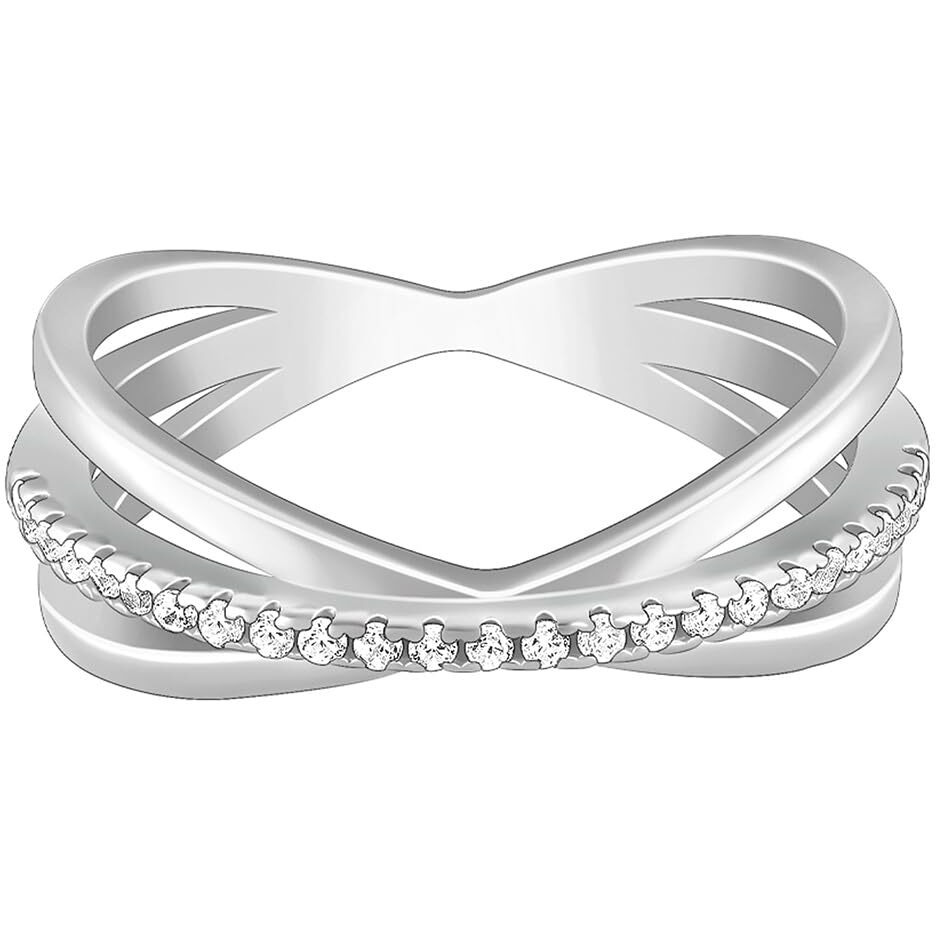 GIVA 925 Silver Triple Interlocked Ring,Fixed Size,Indian - 11 | Rakhi Rakshabandhan Gift for Sister Bhabhi | With Certificate of Authenticity and 925 Stamp | 6 Months Warranty*
