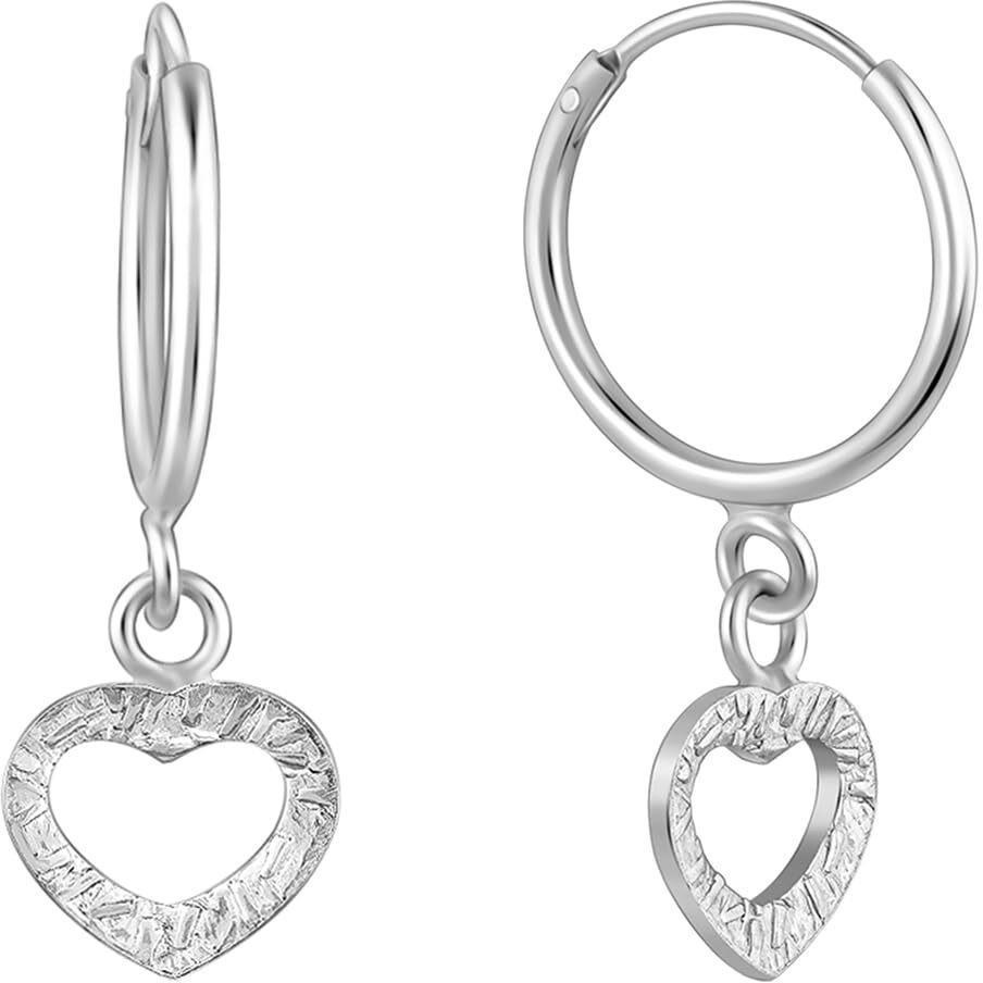 GIVA 925 Silver Small Heart Drop Earrings,Rakhi Rakshabandhan Gift for Sister Bhabhi, Gifts for Women & Girls| With Certificate of Authenticity and 925 Stamp | 6 Month Warranty*