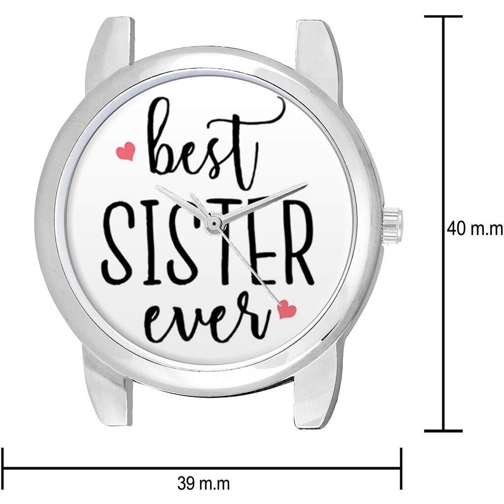 BIGOWL Rakhi Gifts for Sisters, Silver Chain Analog Womens Watch