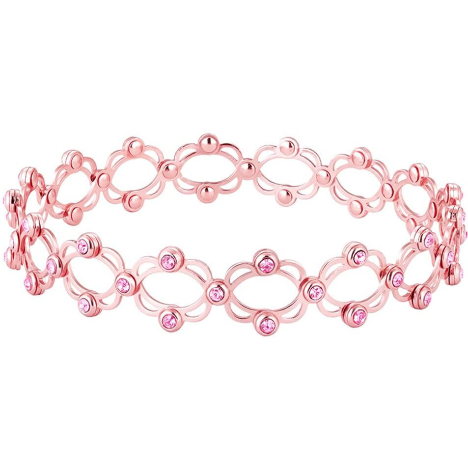 GIVA 925 Silver Rose Gold Melody of Souls Bangle, One Size | Rakhi Rakshabandhan Gift for Sister Bhabhi, Gifts for Women & Girls | with Certificate of Authenticity and 925 Stamp | 6 Months Warranty*