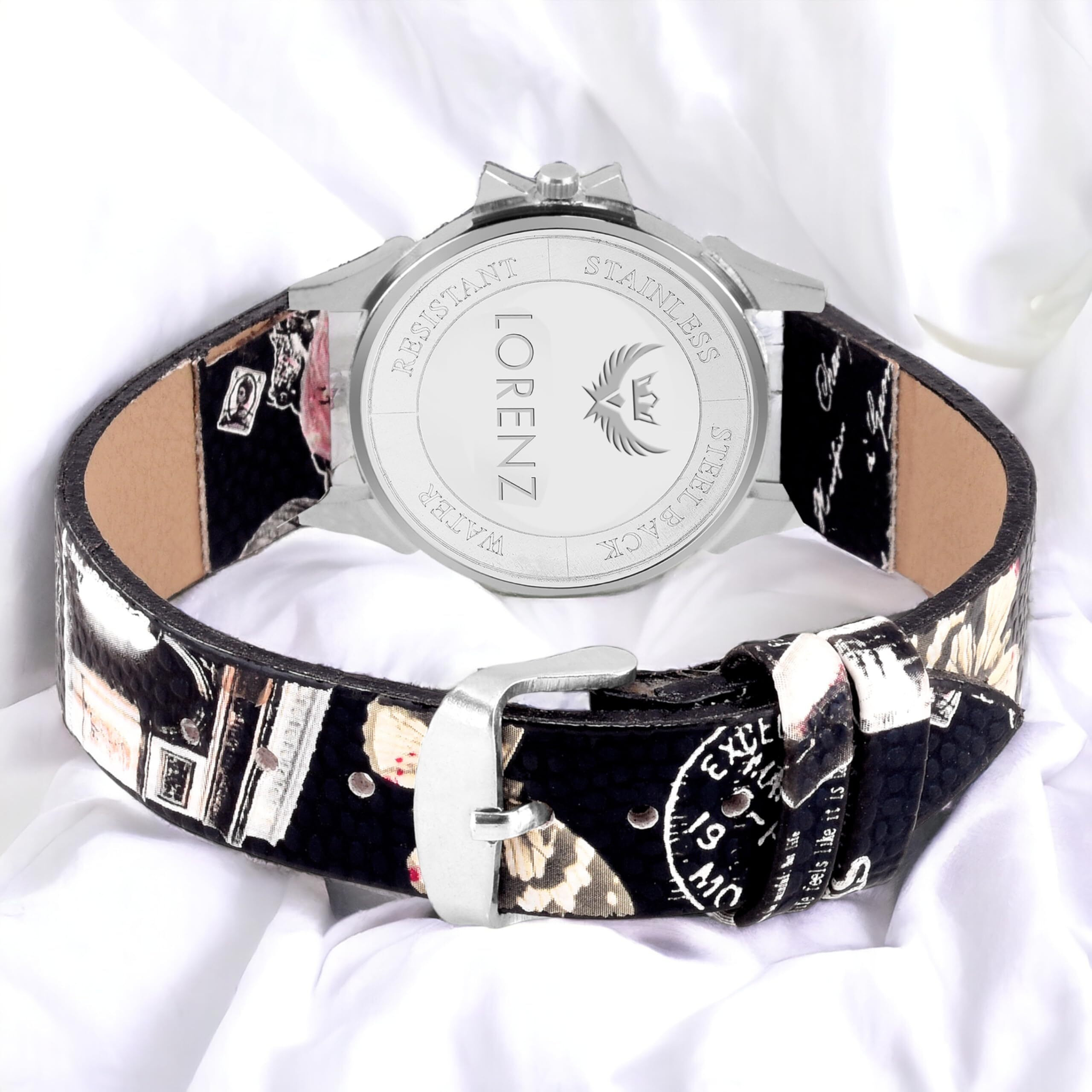 LORENZ Best Sister Ever Watch | Rakhi Gift for Sister | Watch for Girls & Women | Printed Strap Watch