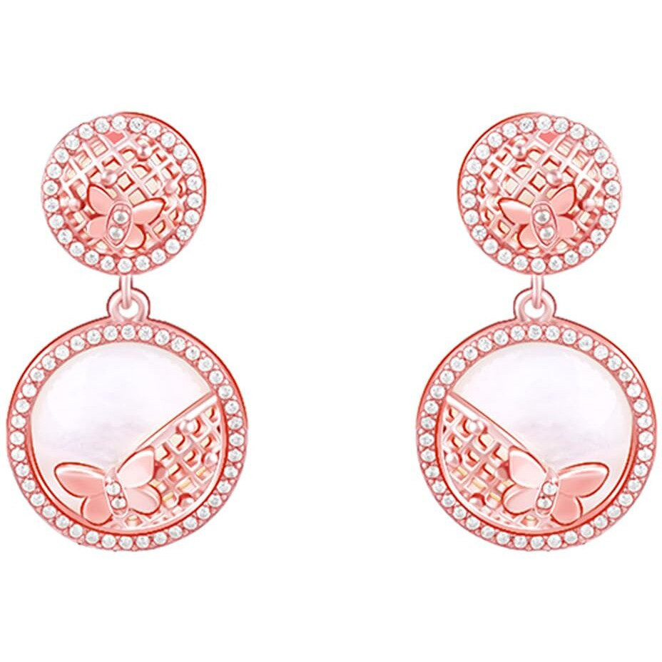 GIVA 925 Silver Rose Gold Filigree Elegance Earrings| Rakhi Rakshabandhan Gift for Sister Bhabhi, Gifts for Women & Girls | With Certificate of Authenticity and 925 Stamp | 6 Months Warranty*