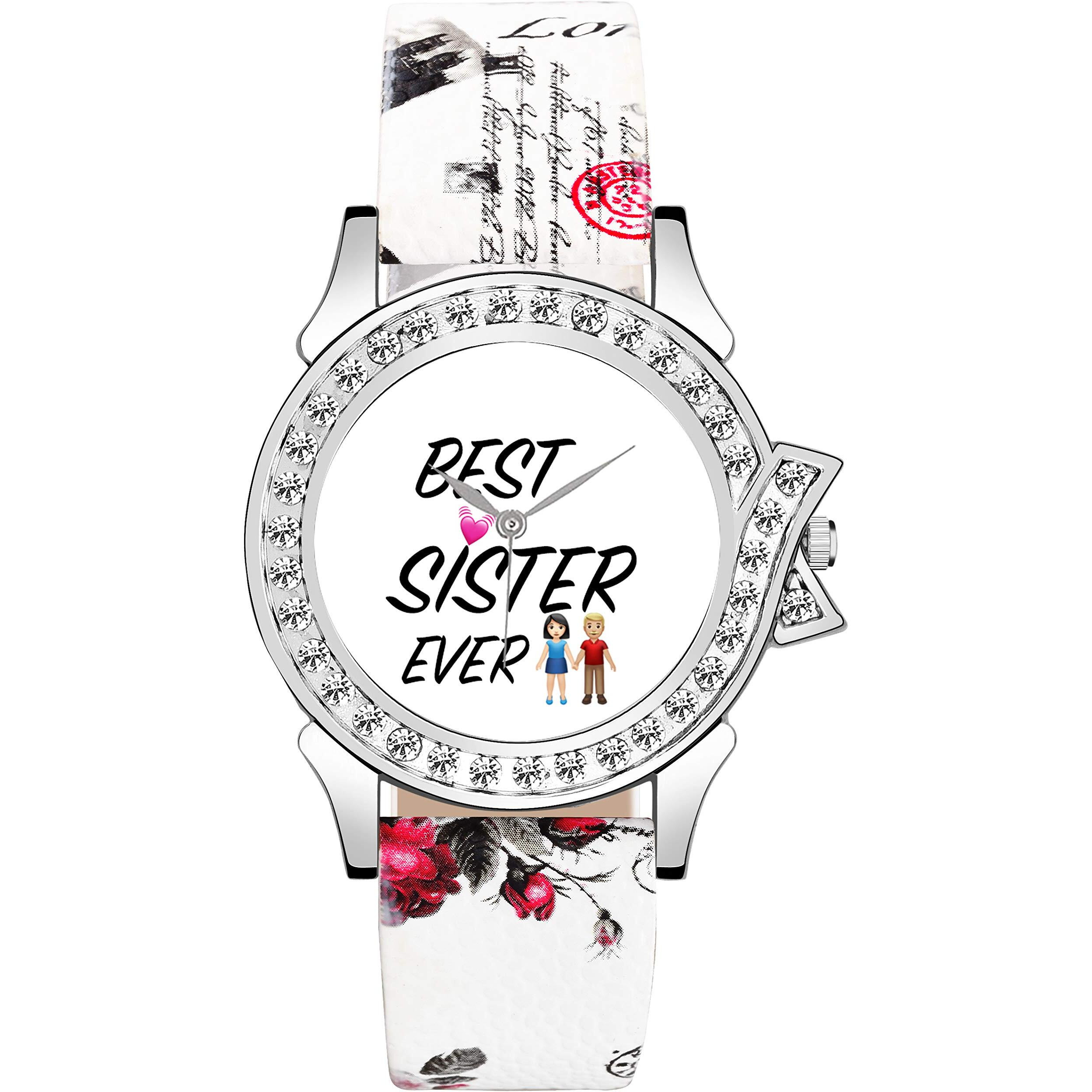 LORENZ Best Sister Ever Watch | Rakhi Gift for Sister | Raksha bandhan Speical Gift | Watch for Girls & Women