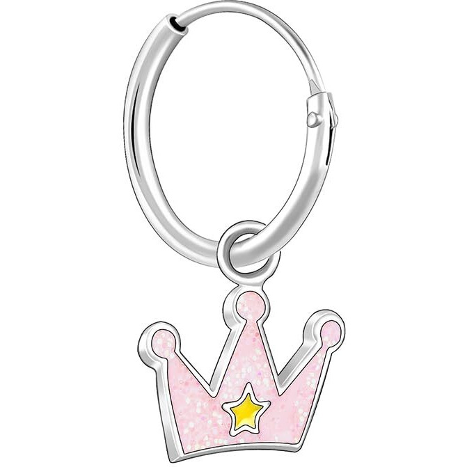 GIVA 925 Sterling silver Beauty Crown Kids Hoop Earrings| Rakhi Rakshabandhan Gift for Sister Bhabhi, Gifts for Women & Girls | With Certificate of Authenticity and 925 Stamp | 6 Months Warranty*