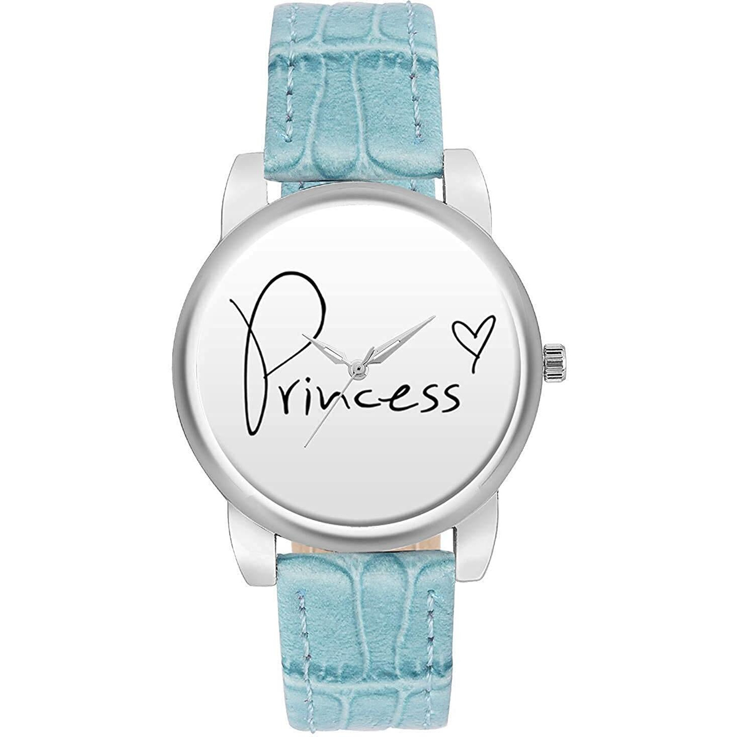 BIGOWL Rakhi Gifts - Princess Analogue White Dial Womens Watch for Sisters, Daughters - Best Rakhi Gifts