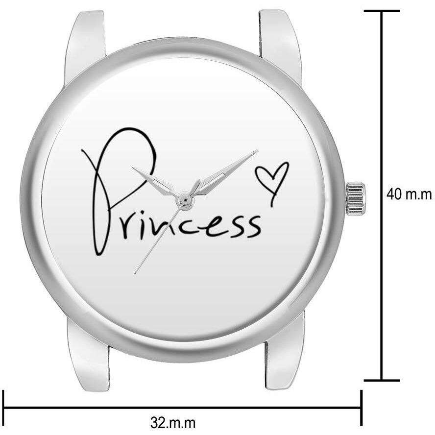 BIGOWL Rakhi Gifts - Princess Analogue White Dial Womens Watch for Sisters, Daughters - Best Rakhi Gifts