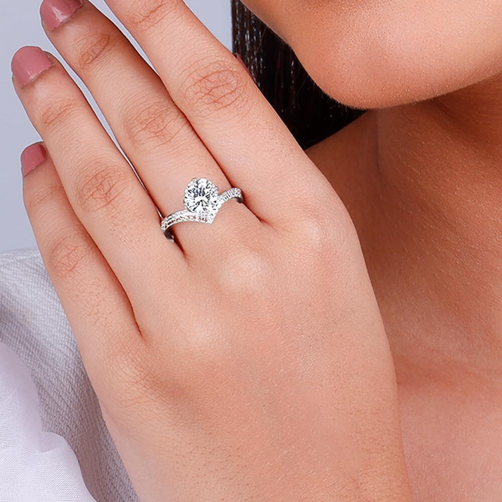 GIVA 925 Silver Princesa Vanki Ring,Fixed Size, Indian - 12|Rakhi Rakshabandhan Gift for Sister Bhabhi, Gifts for Women & Girls| With Certificate of Authenticity and 925 Stamp | 6 Months Warranty*