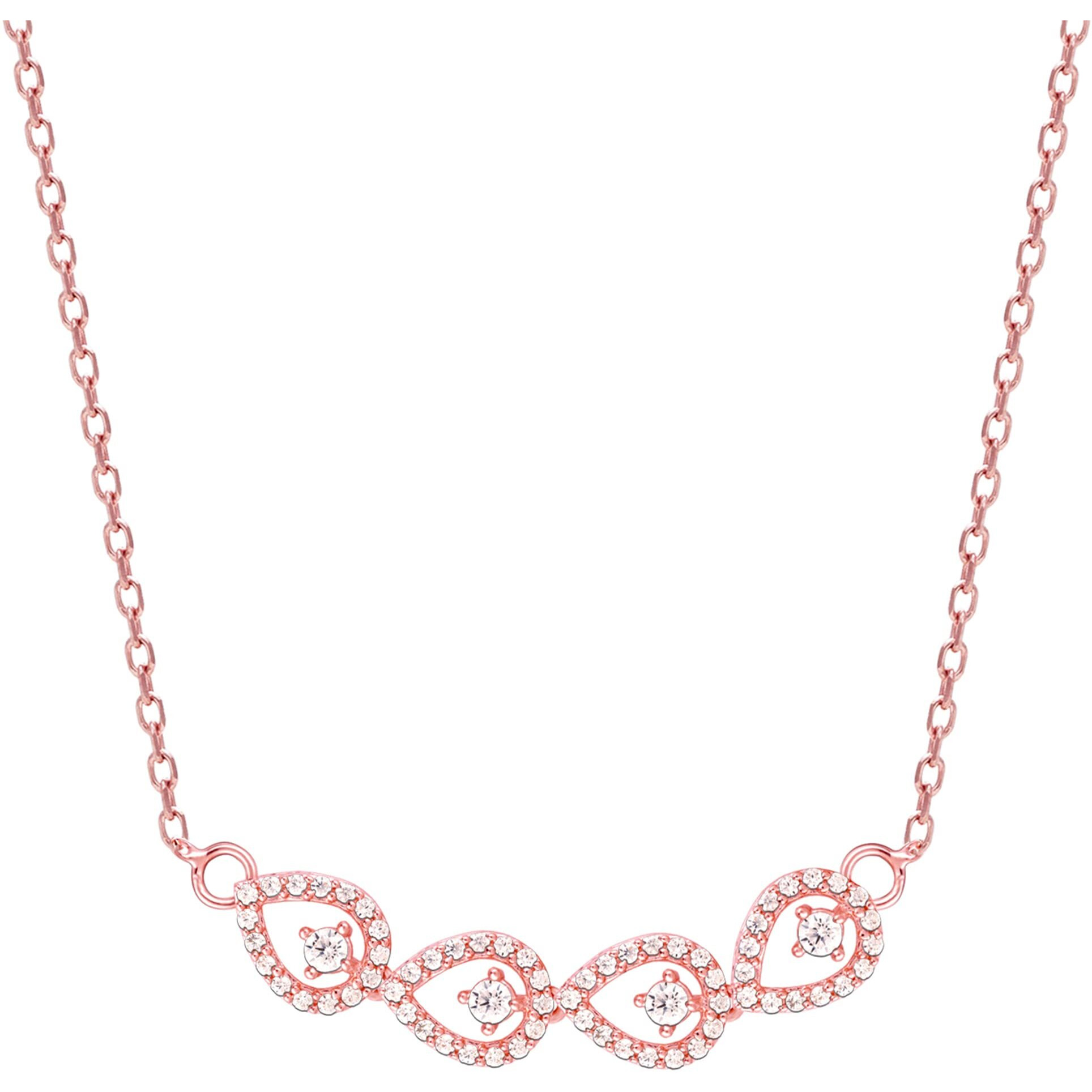 GIVA 925 Silver Rose Gold Peary Love Necklace|Rakhi Rakshabandhan Gift For Sister Bhabhi,Women&Girls,Pendant To Gift Women&Girls|With Certificate Of Authenticity And 925 Stamp|6 Month Warranty