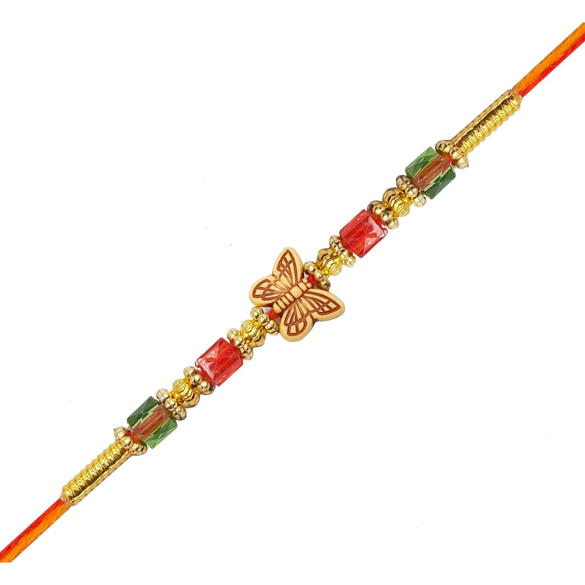 YouBella Rakhi for Brother Jewellery Bracelet Rakhi set Combo for Brother, Rakhee Rakhi Set for Bhaiyya/Bhai, Rakhi Gift