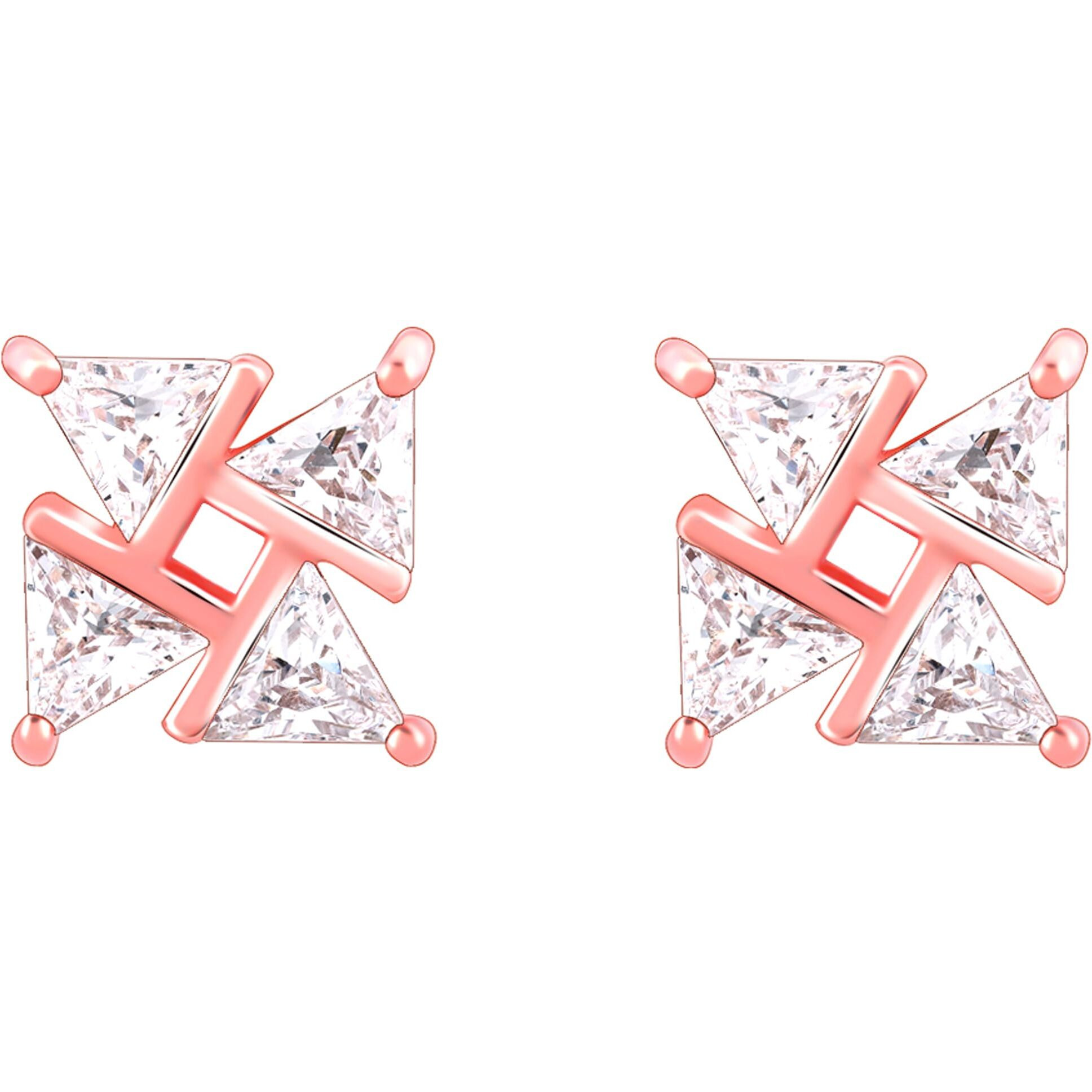 GIVA 925 Silver Rose Gold Windmill Stud Earrings|Gifts For Girlfriend,Rakhi Rakshabandhan Gift For Sister Bhabhi,Gifts For Women&Girls|With Certificate Of Authenticity And 925 Stamp|6 Month Warranty*