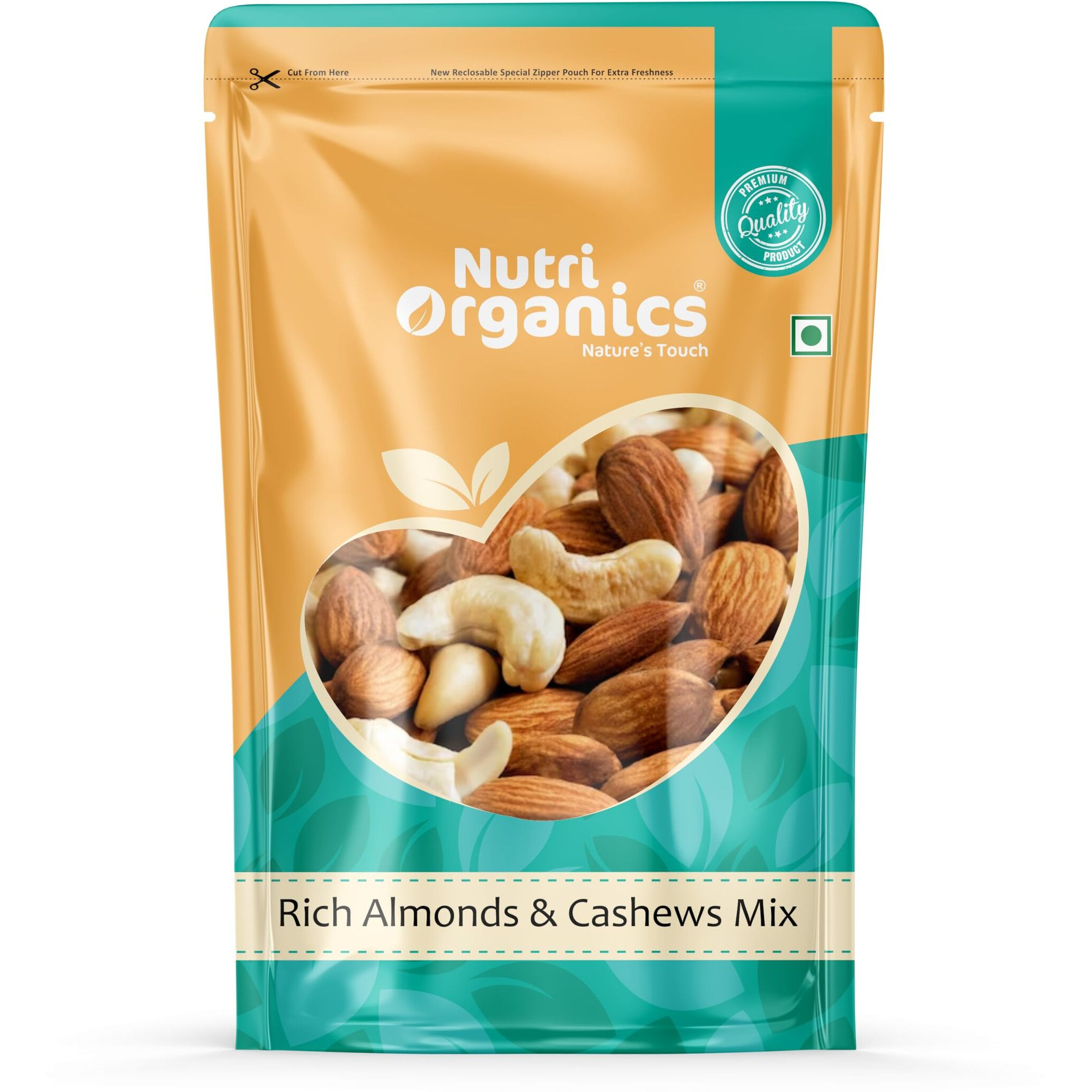 NutriOrganics Dry Fruit Celebrations Gift Box 400g Ideal for Rakhi, Diwali and Festive Gifting, Hamper For Corporate Employees Gifts, Family, Friends, Office Clients Occasion, New year, Functions