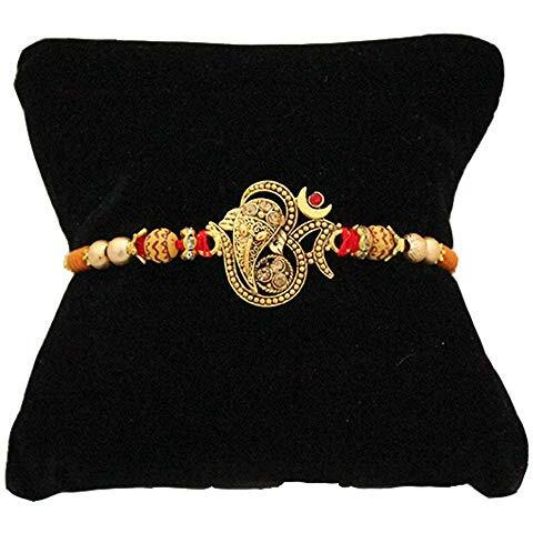 BOGATCHI LUB-15 Rakhi for Brother and bhabhi with Sweet, Rakhi for Bhai and Bhabhi, Premium Lumba Rakhi Set, Lumba Rakhi Combo, Rakhi Lumba Set, Bhaiya- Bhabhi Rakhi Set with Sweets 250g