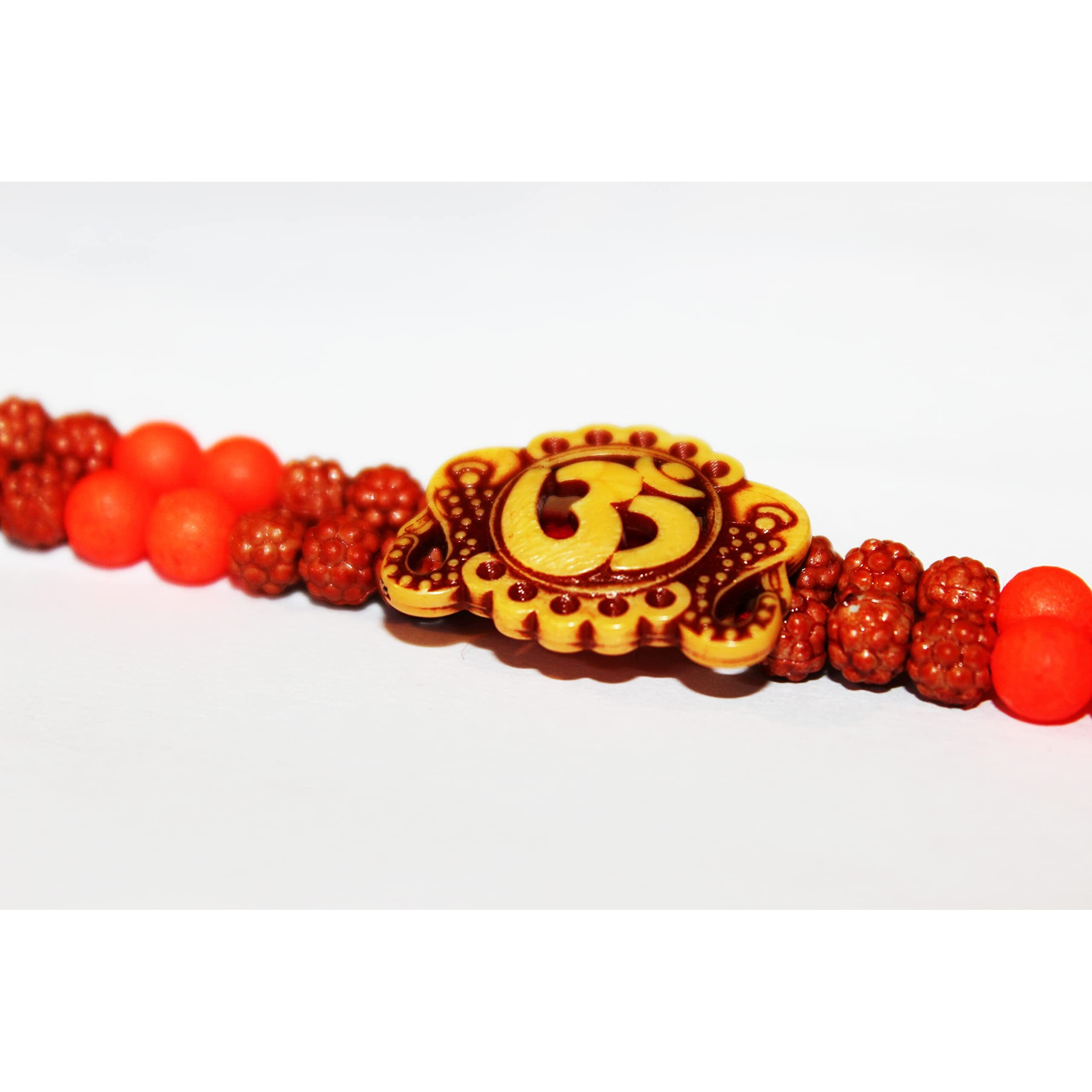 iberrys Rakhi Gift Pack with Set of Three Designer Rakhi & Roli Chawal for Brother | rakhi for brother (Combo 234)-Best Gift from Sister